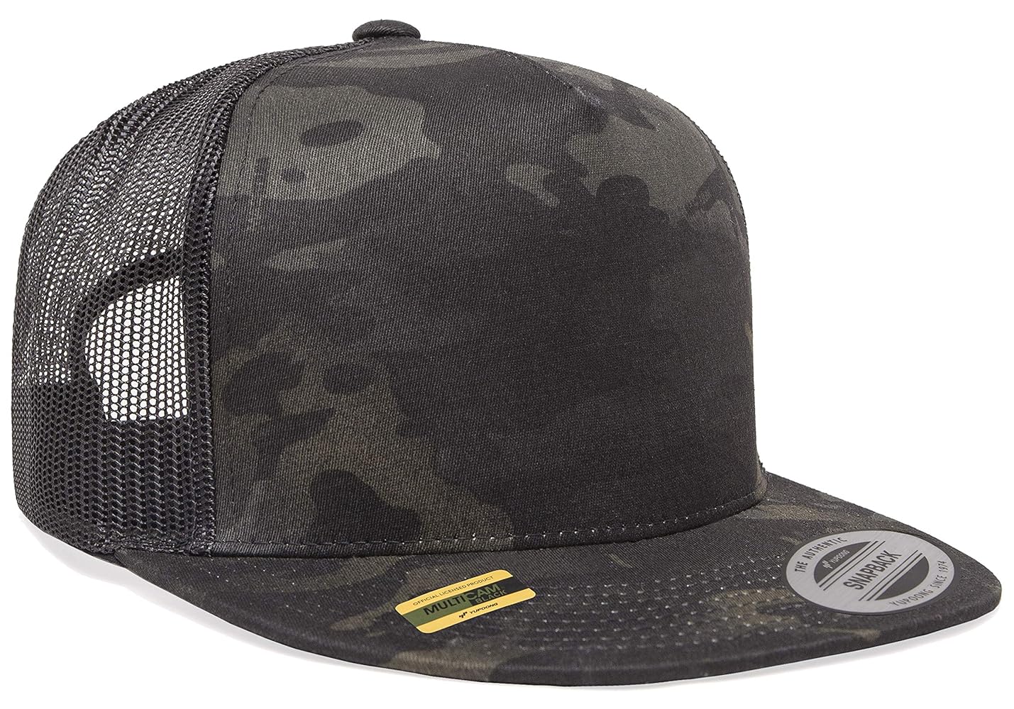 Flexfit Men's one_Size Trucker Cap, Black, Alpha at Amazon